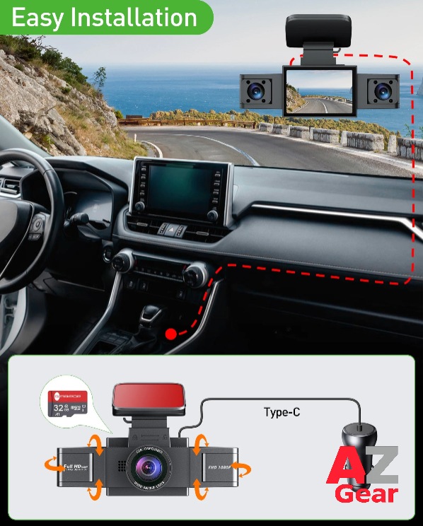 AZ Gear Dash Cam